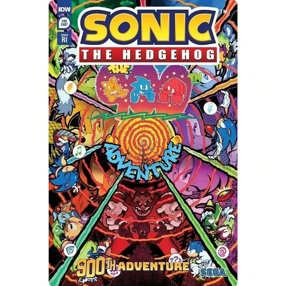 SONIC THE HEDGEHOG'S 900TH ADVENTURE - 1:50 GRAY VARIANT - 2023 IDW NM! - Picture 7 of 8